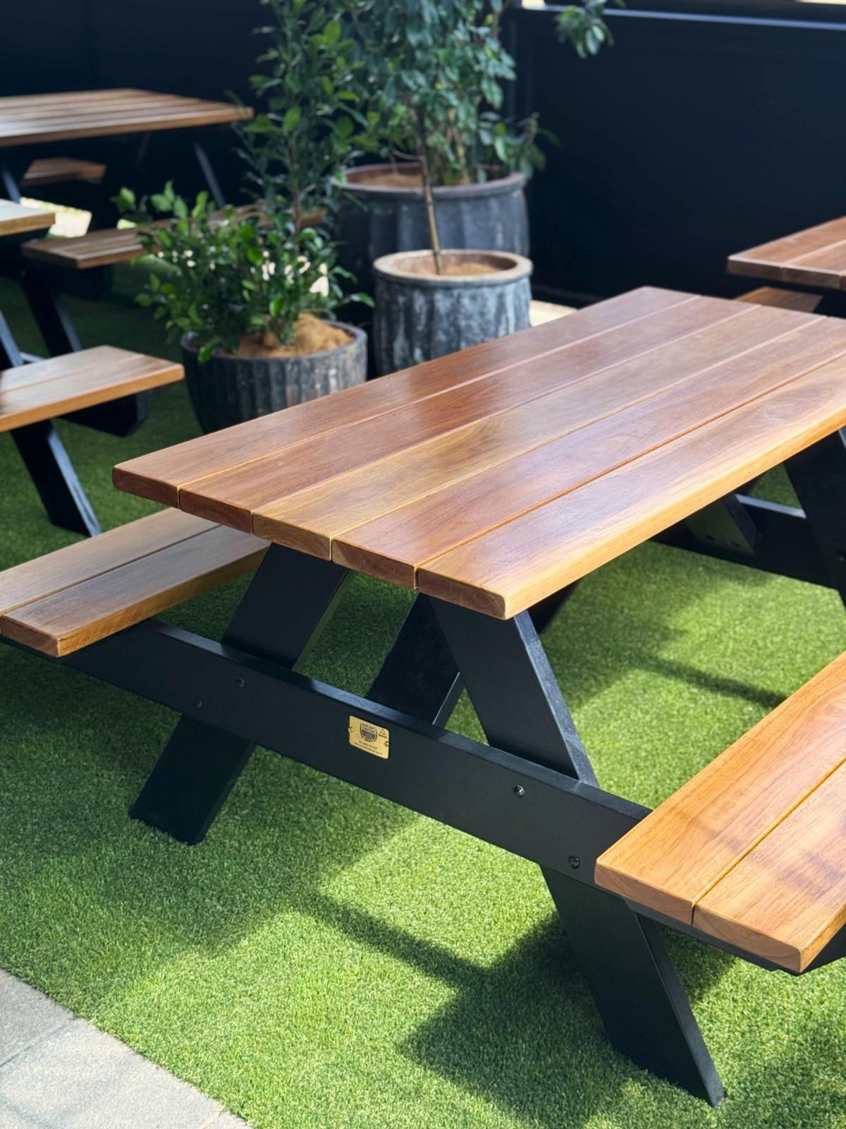 Hardwood Picnic Table
